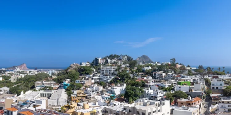 Mexico, Mazatlan scenic panoramic views of historic center near El Malecon, tourist beaches and scenic landscapes. Stock Photo | Adobe Stock