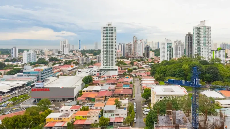 Panama City skyline seen by Hato Pintado