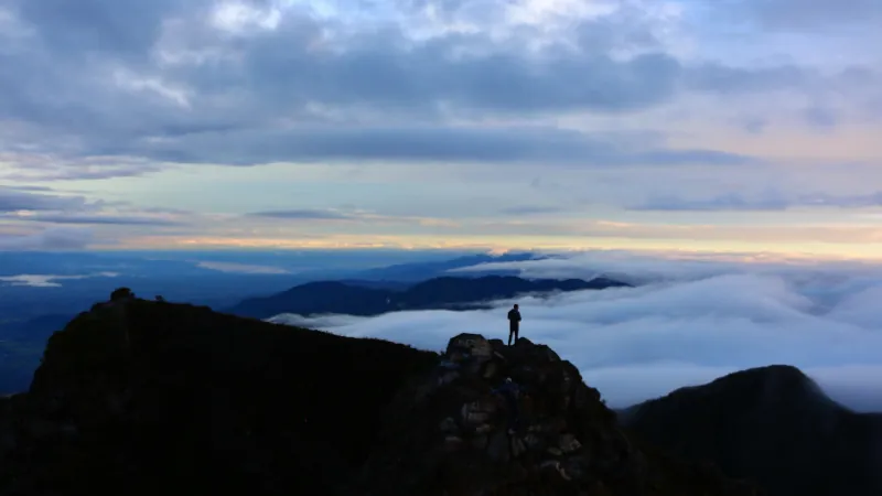 Sunrise with a view at Volcán Barú in Panama