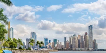 Panoramic view at the Downtown of Panama City - Panama