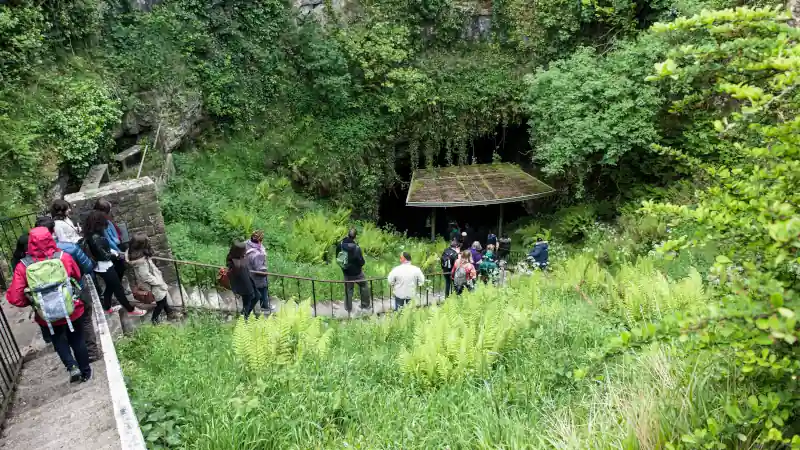 Cave entrance of Dunmore, Kilkenny, Ireland