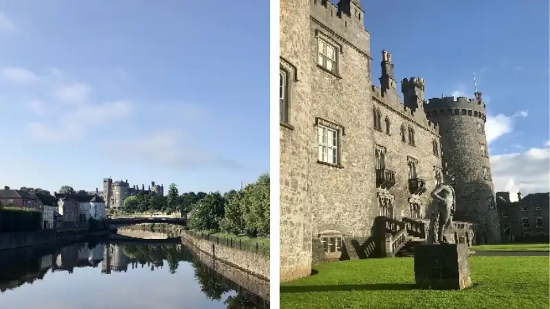 View of Kilkenny Castle in Ireland