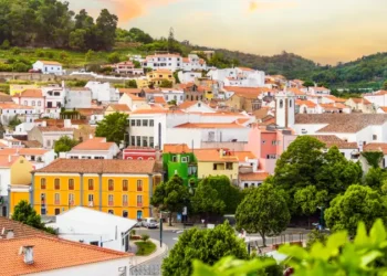 Beautiful view of mountainous Monchique, Algarve, Portugal