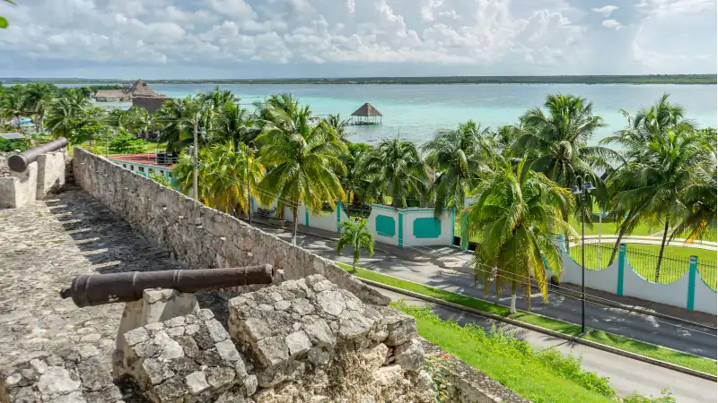 San Felipe fort in Bacalar