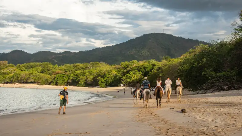 Horse riding on Playa Conchal, Guanacaste, Costa Rica