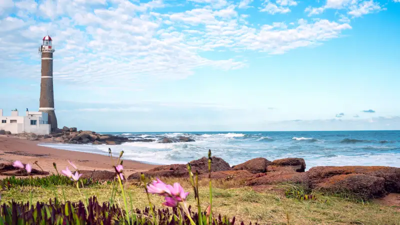 Lighthouse in Jose Ignacio near Punta del Este, Uruguay