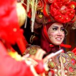 Indonesian women dressed in local attire