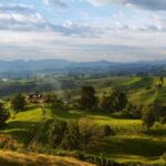 A view of mountain village, Salento, Colombia.