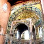 Ornate decoration inside the Euphrasius Basilica, Croatia.