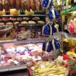 Italian produce at a delicatessen