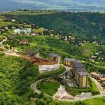 New houses with views of the valley, Philippines.