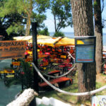 An outdoor café in Atlantida, the Uruguayan coast.