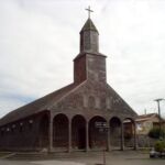 The Church of Santa María de Loreto de Achao, Chile