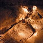 Crystal Maiden skeleton in Actun Tunichil Muknal Cave