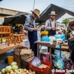 Men selling fruit in San Ignacio, Belize