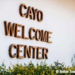 Cayo Welcome Center sign