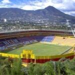 The Estadio Cuscatlán, a football stadium in San Salvador, El Salvador