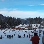 Orava Snow ski area, map of Romania