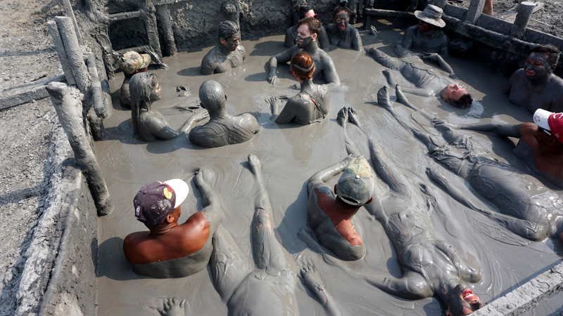 Totumo Volcano and mud bath